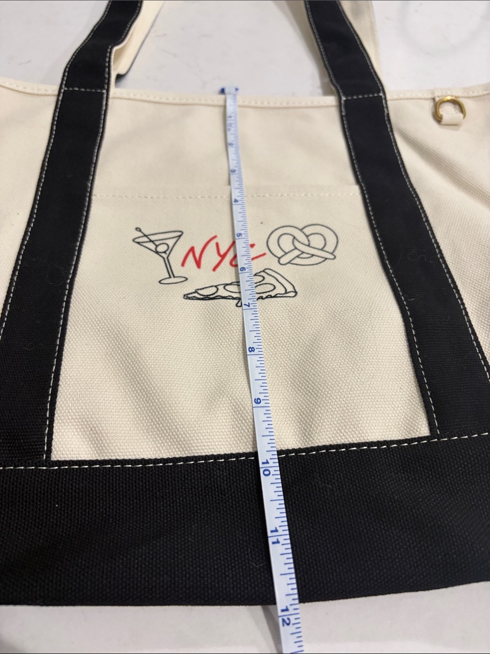 American Eagle NYC logo canvas tote bag NWT - Picture 7 of 9